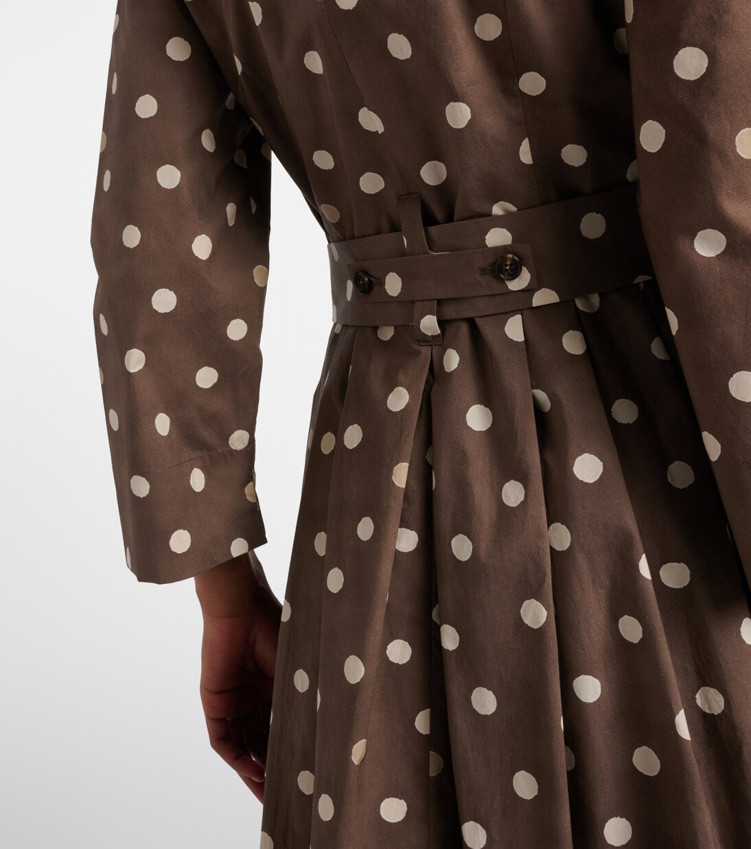 Pesche polka-dot cotton shirt dress | 'S Max Mara