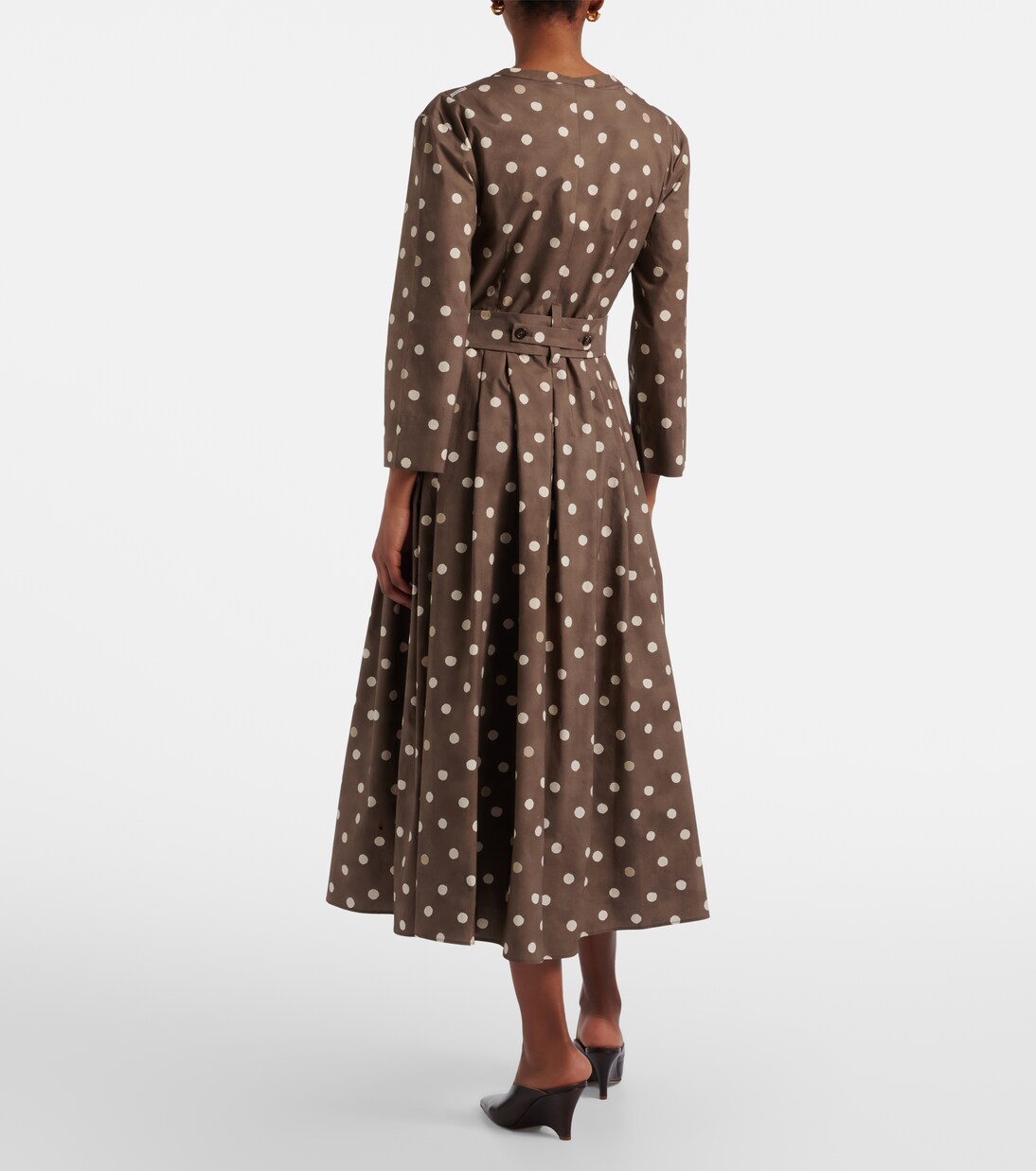 Pesche polka-dot cotton shirt dress | 'S Max Mara