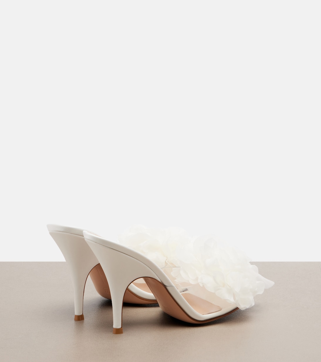 Mules con aplique floral | Gianvito Rossi