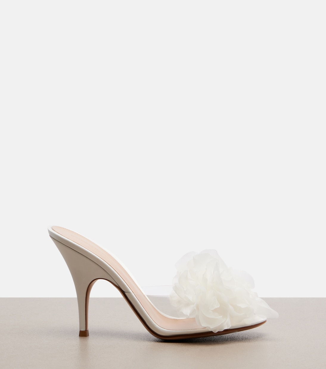 Mules con aplique floral | Gianvito Rossi