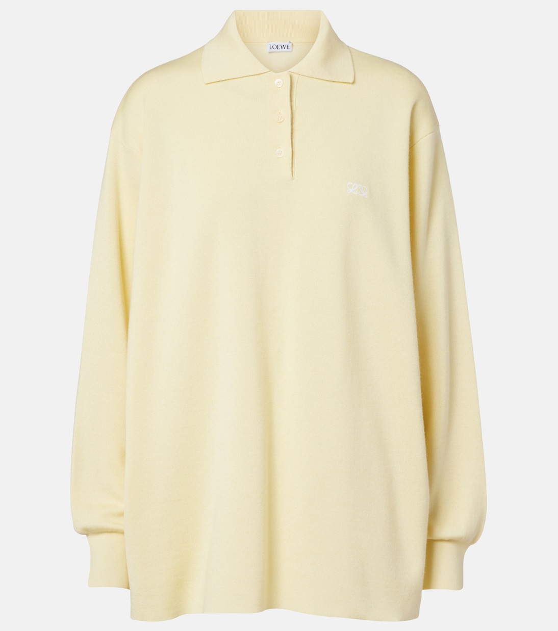 Polopullover Double L aus einem Kaschmirgemisch | Loewe