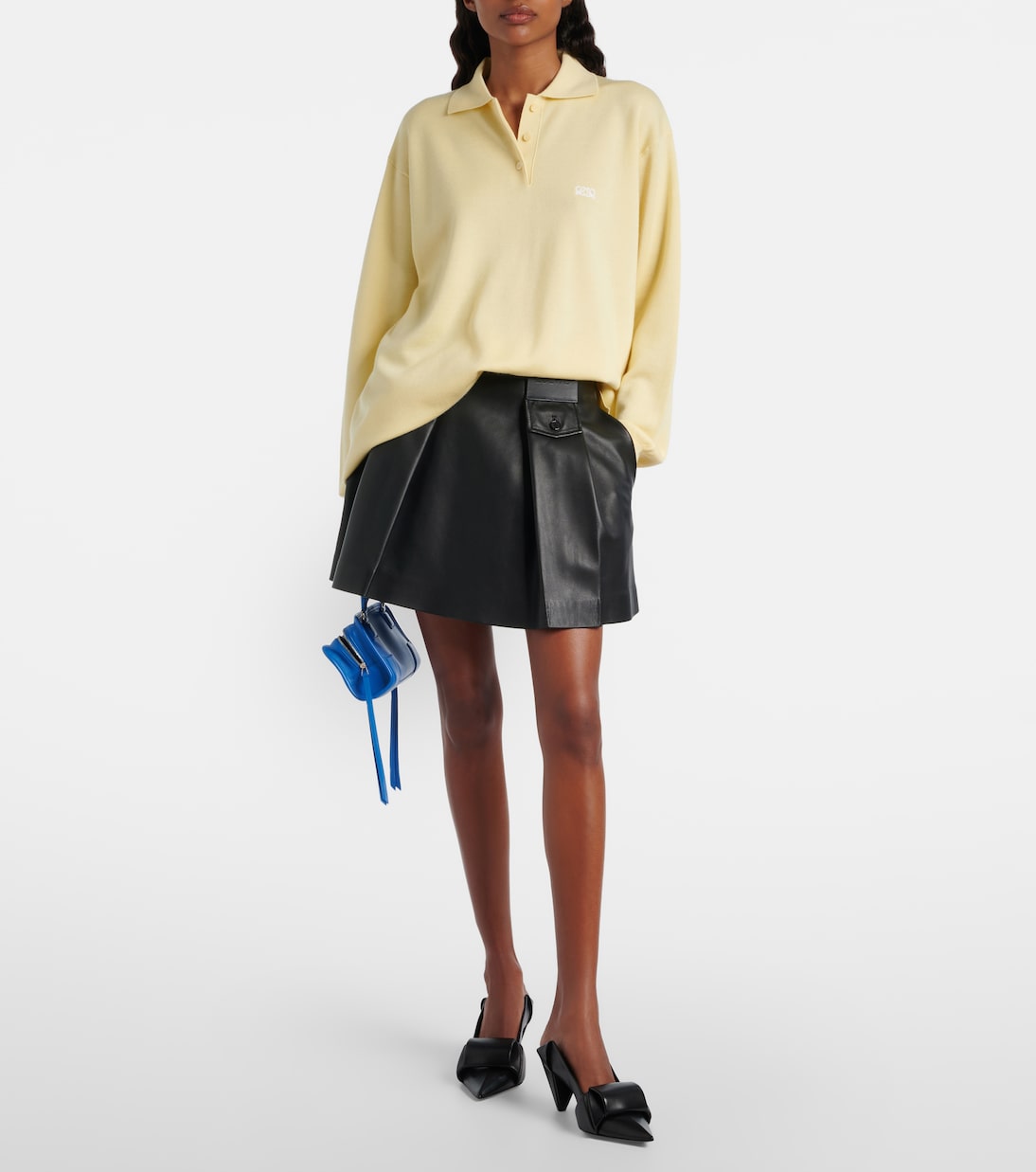 Polopullover Double L aus einem Kaschmirgemisch | Loewe