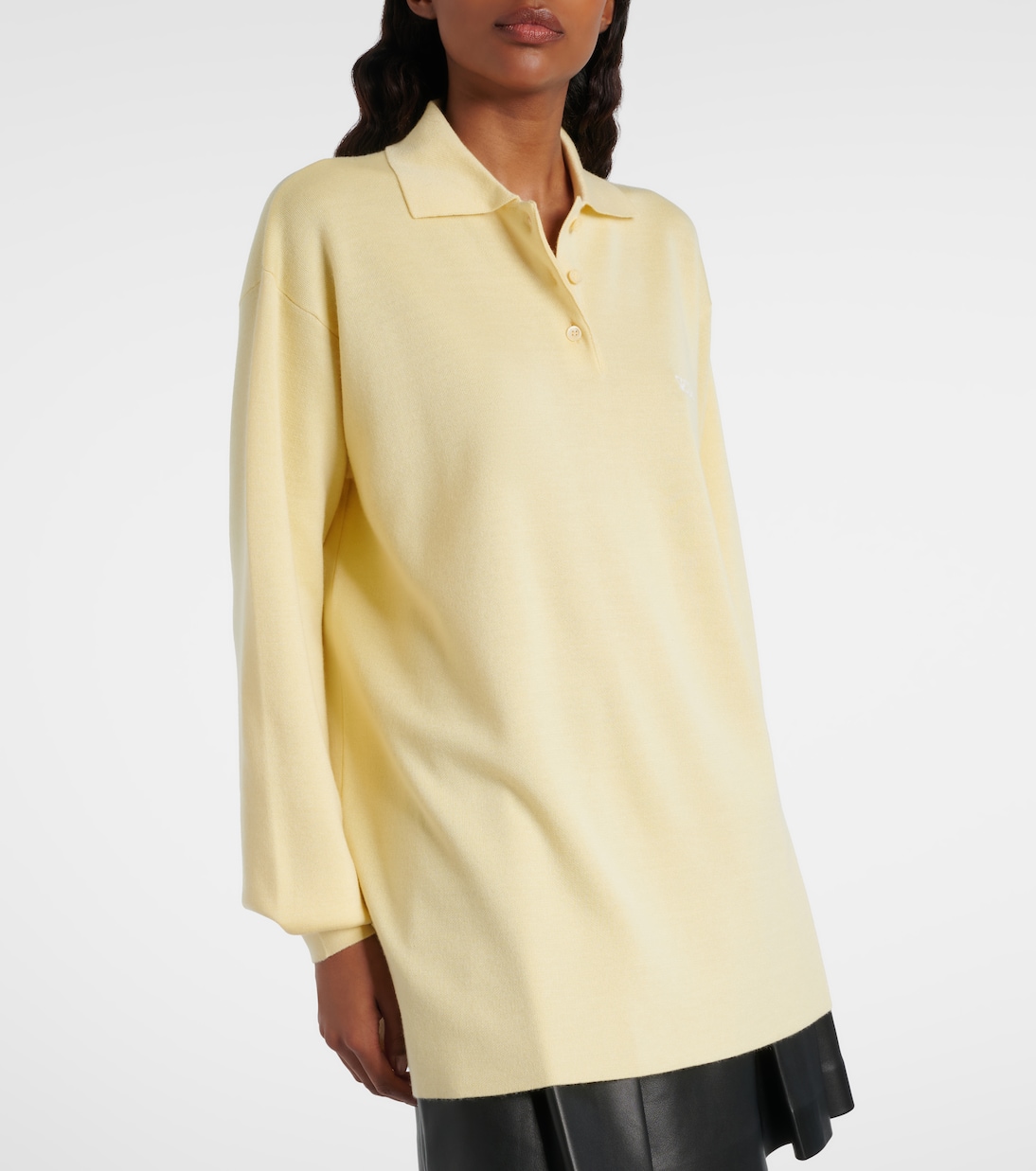 Polopullover Double L aus einem Kaschmirgemisch | Loewe