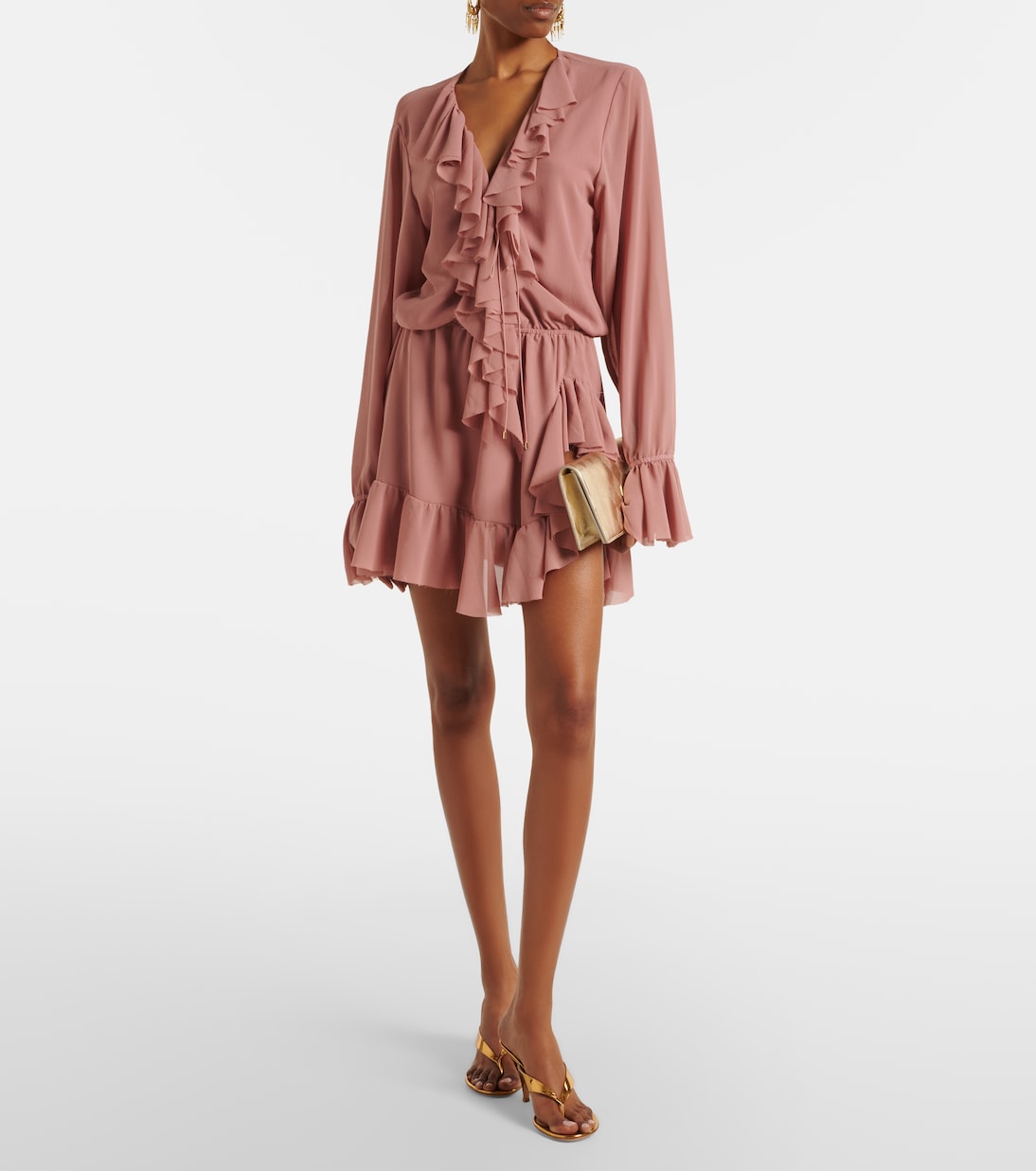 Bellen ruffled minidress | Bananhot