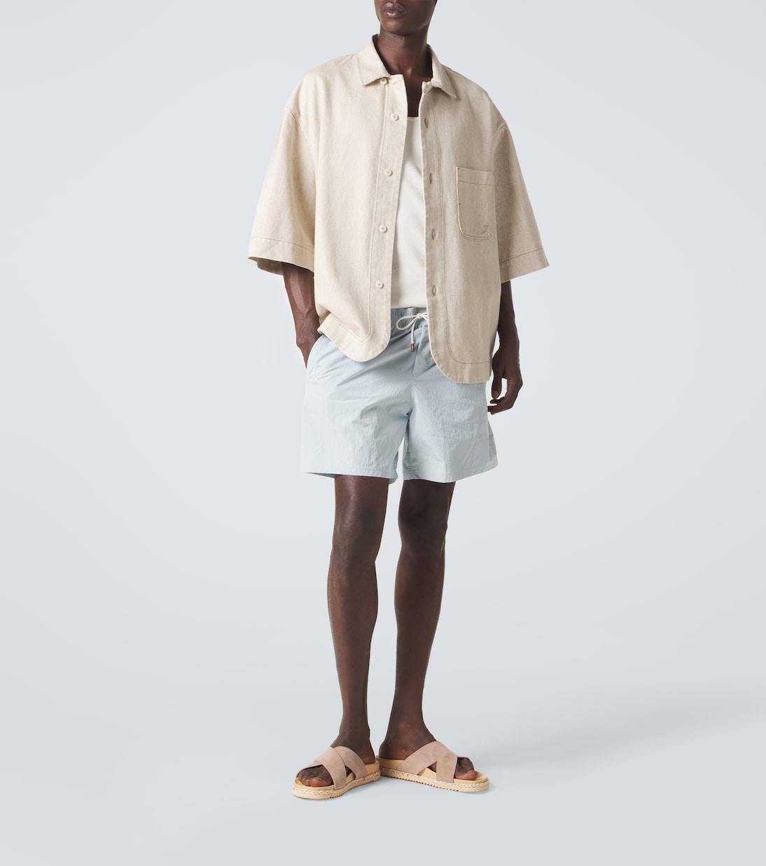 Breno suede sandals | Frescobol Carioca