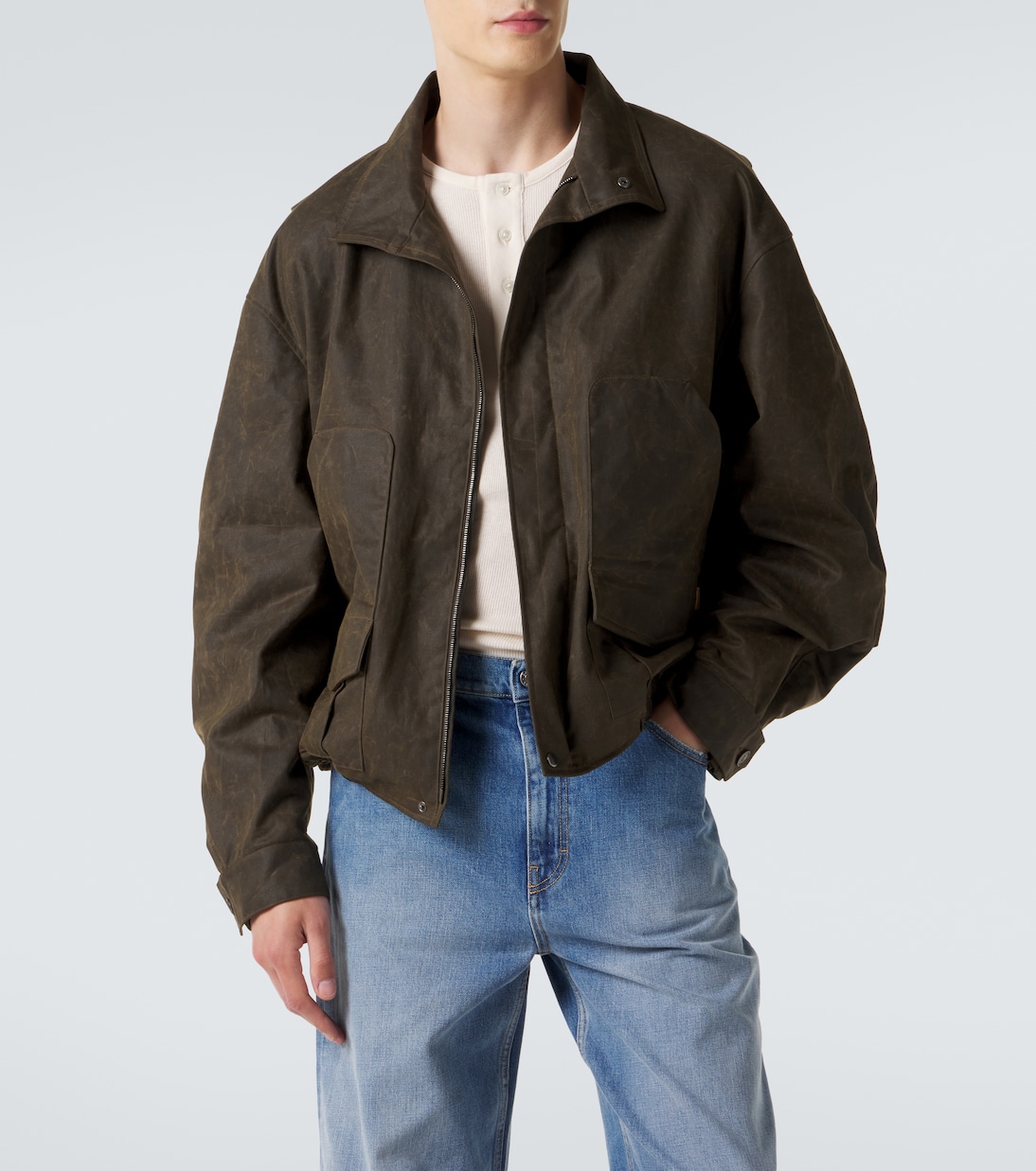 Donald cotton blouson jacket | Calvin Klein Collection