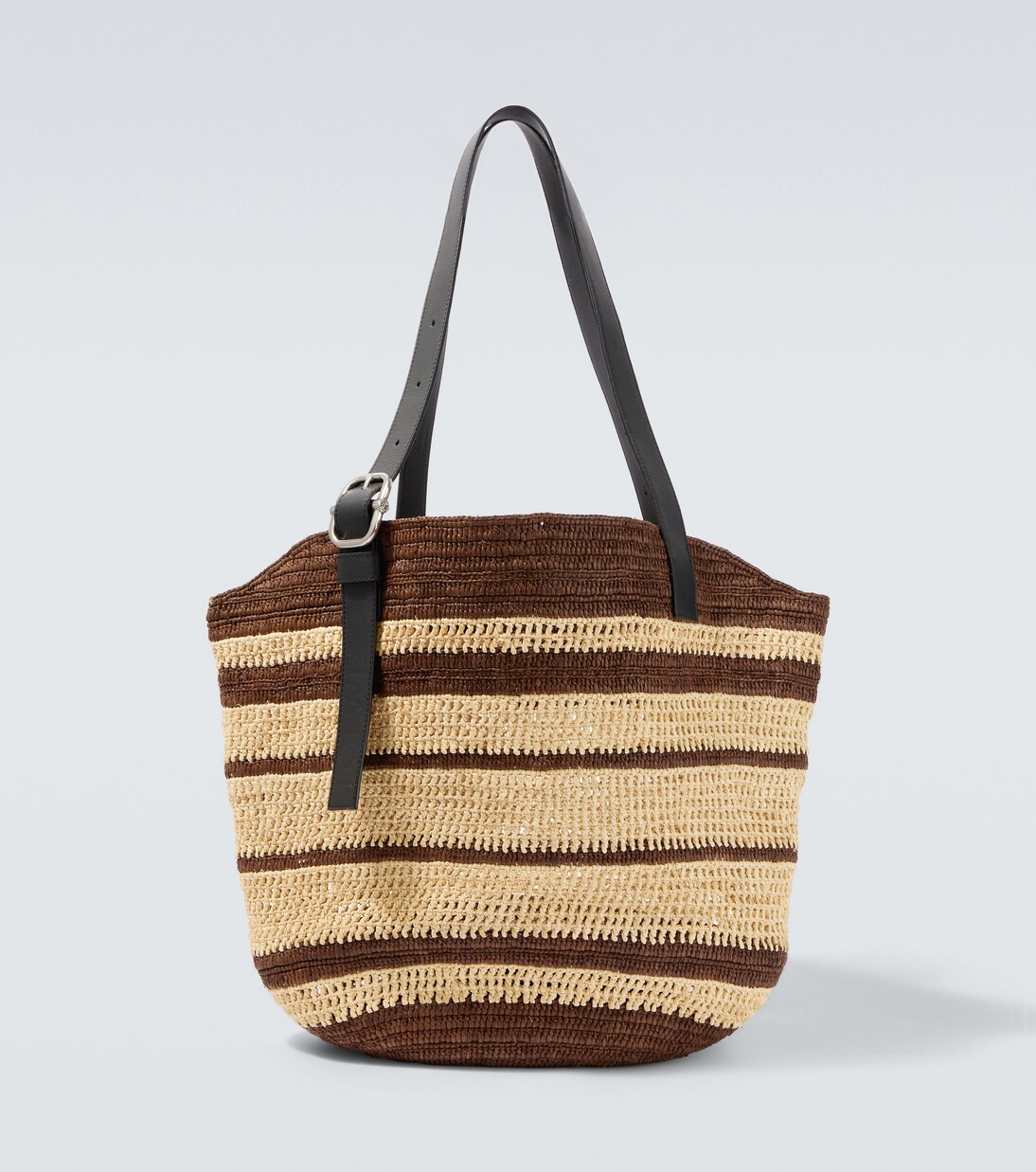 Bolso saco Paula's Ibiza Loop de rafia | Loewe