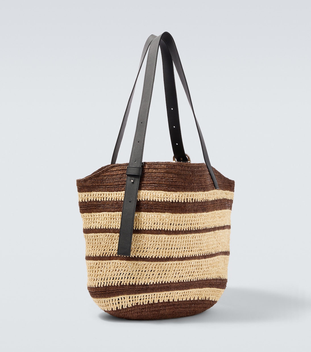 Bolso saco Paula's Ibiza Loop de rafia | Loewe