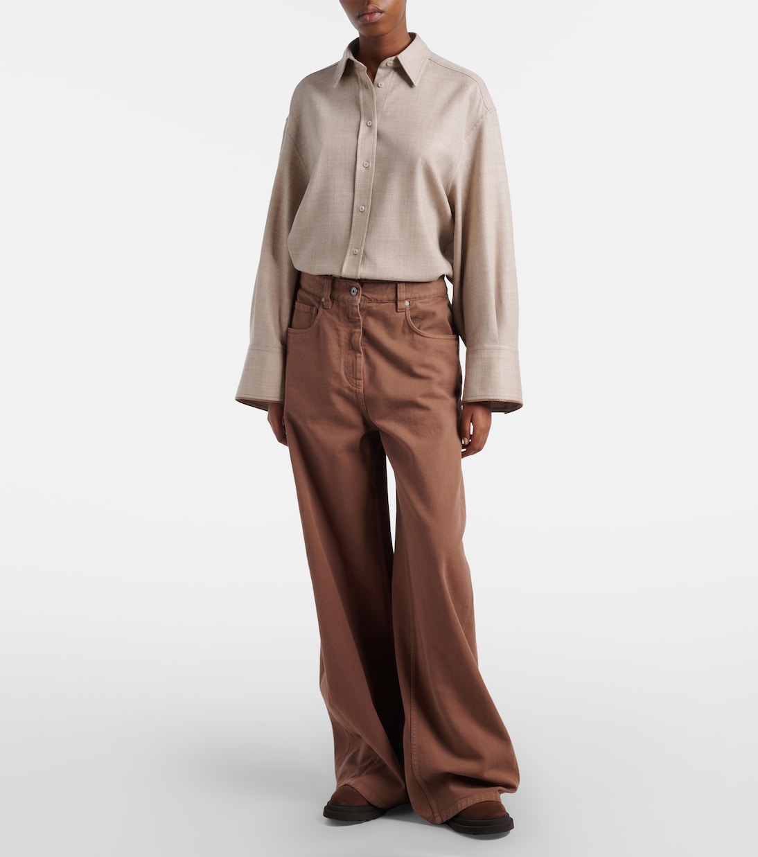 Wide-Leg Jeans Monili | Brunello Cucinelli