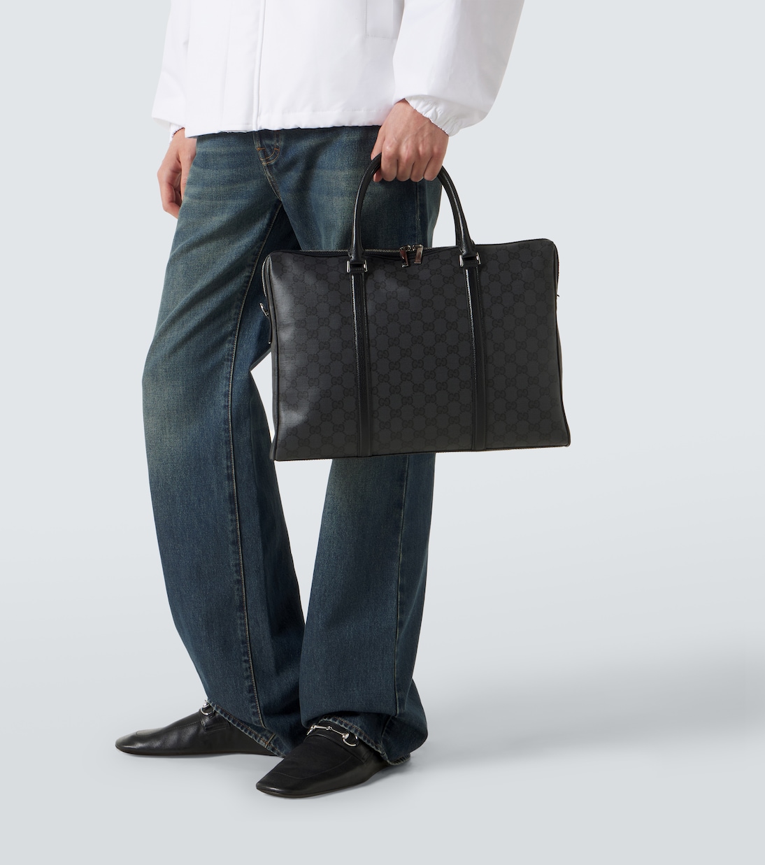 Aktentasche Gucci Essence Classic Medium GG aus Canvas | Gucci