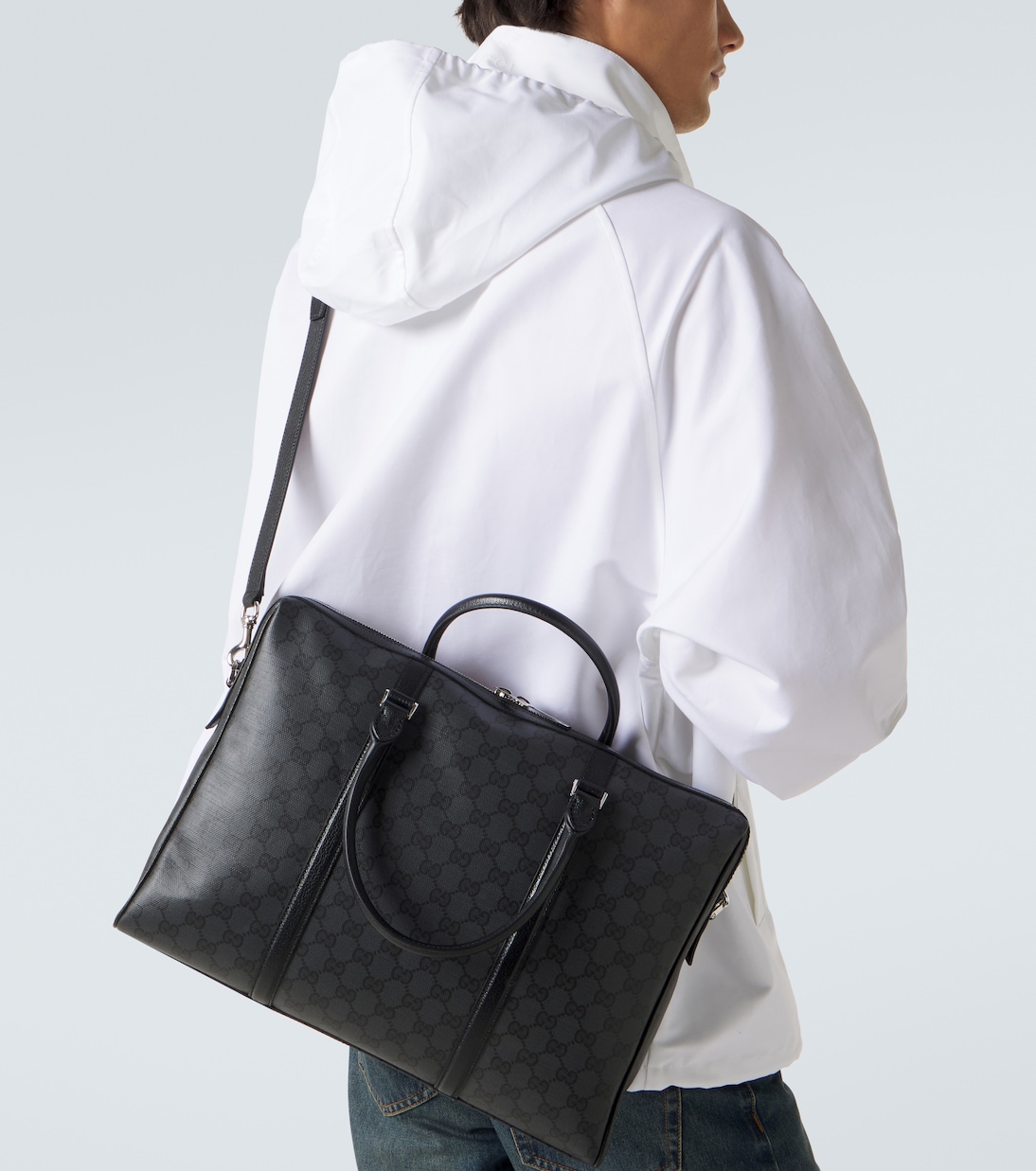 Aktentasche Gucci Essence Classic Medium GG aus Canvas | Gucci
