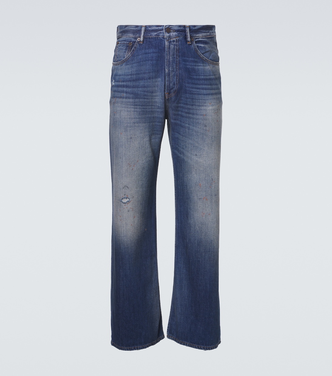 2021 distressed wide-leg jeans | Acne Studios