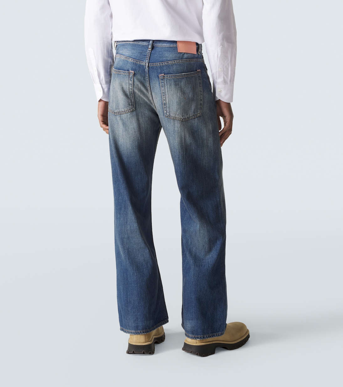 2021 distressed wide-leg jeans | Acne Studios