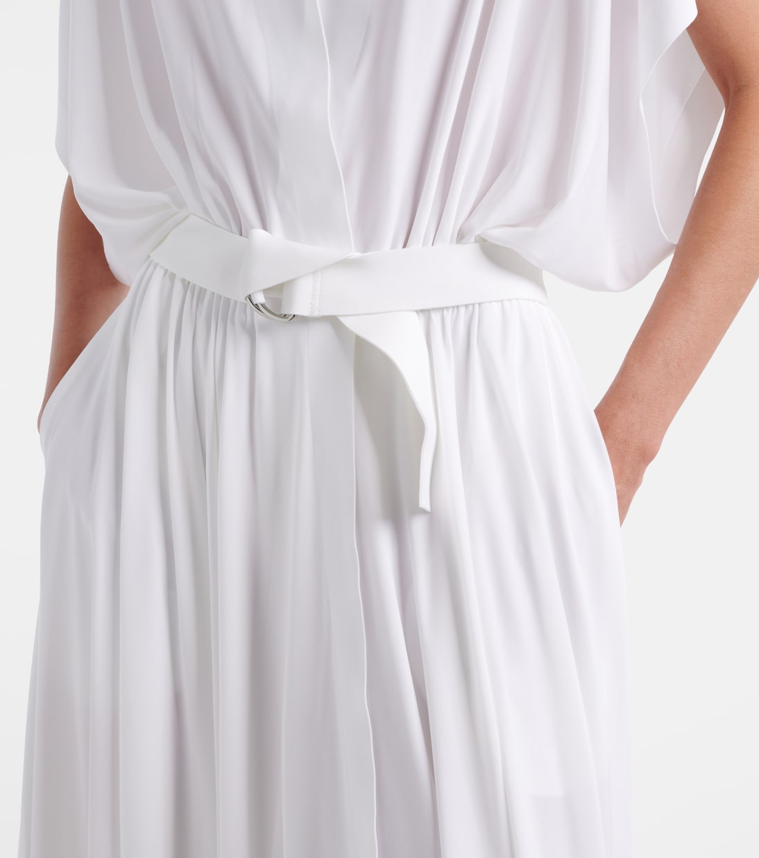 Belted oversized midi dress | Norma Kamali