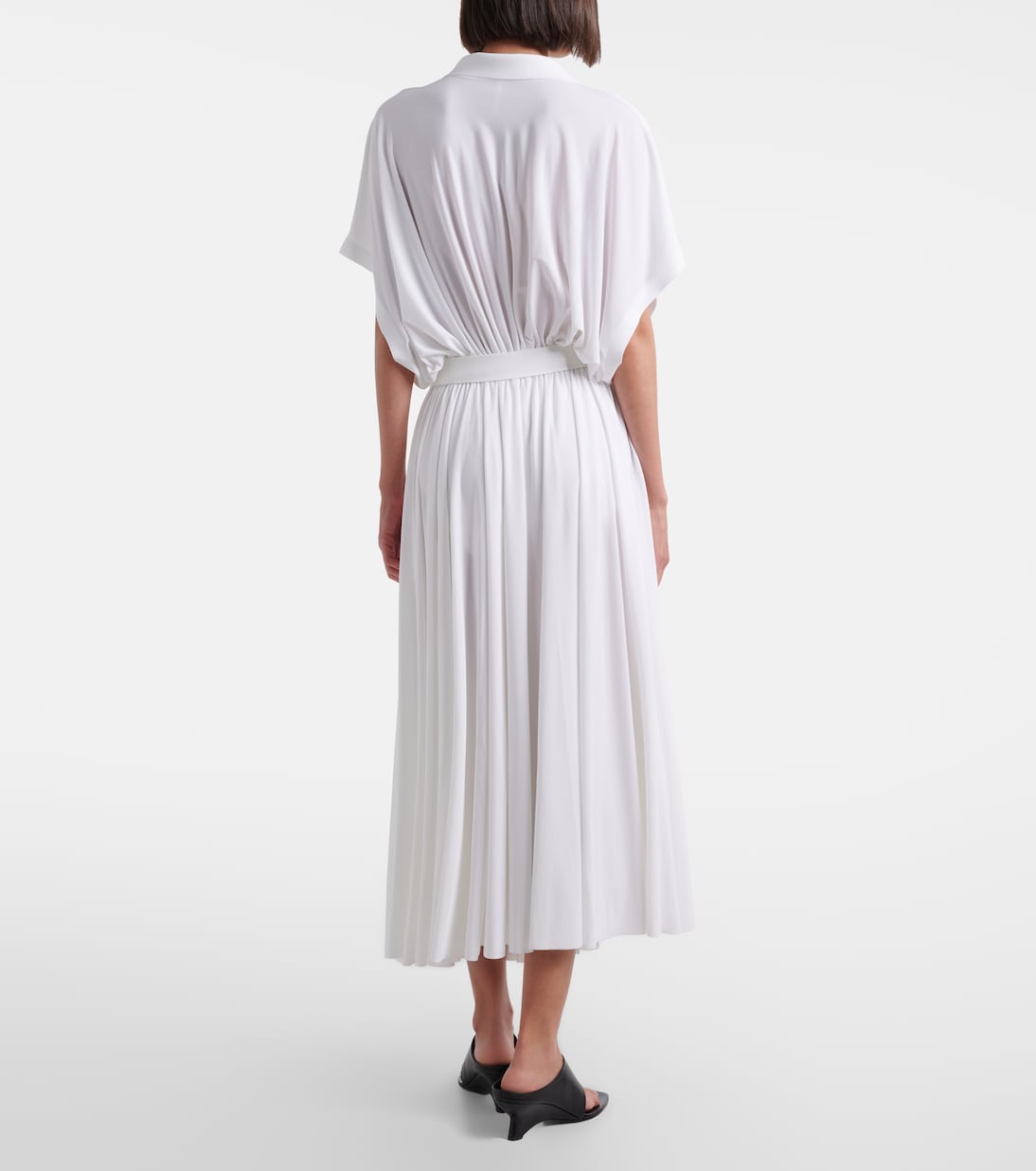 Belted oversized midi dress | Norma Kamali