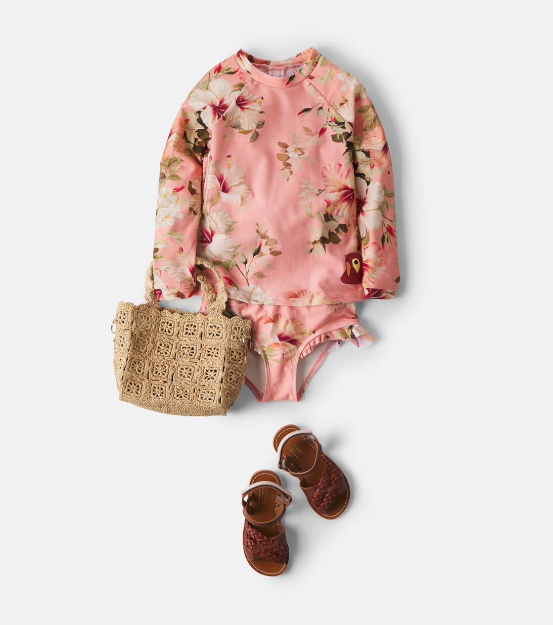 Floral rashguard top | Zimmermann Kids