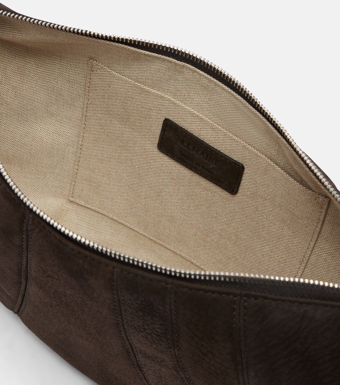Croissant Medium leather shoulder bag  | Lemaire