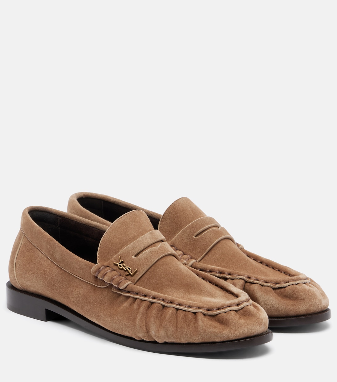 Loafers Le Loafer aus Veloursleder | Saint Laurent