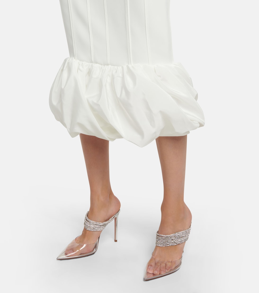 Vindicate crêpe midi skirt | Maticevski