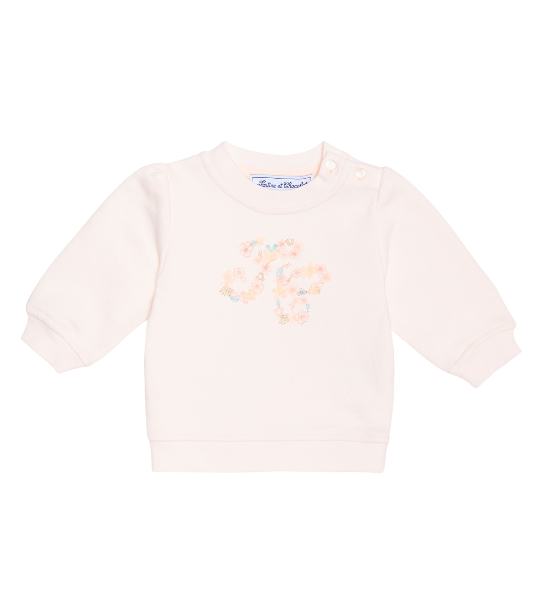 Baby logo cotton jersey sweatshirt | Tartine et Chocolat