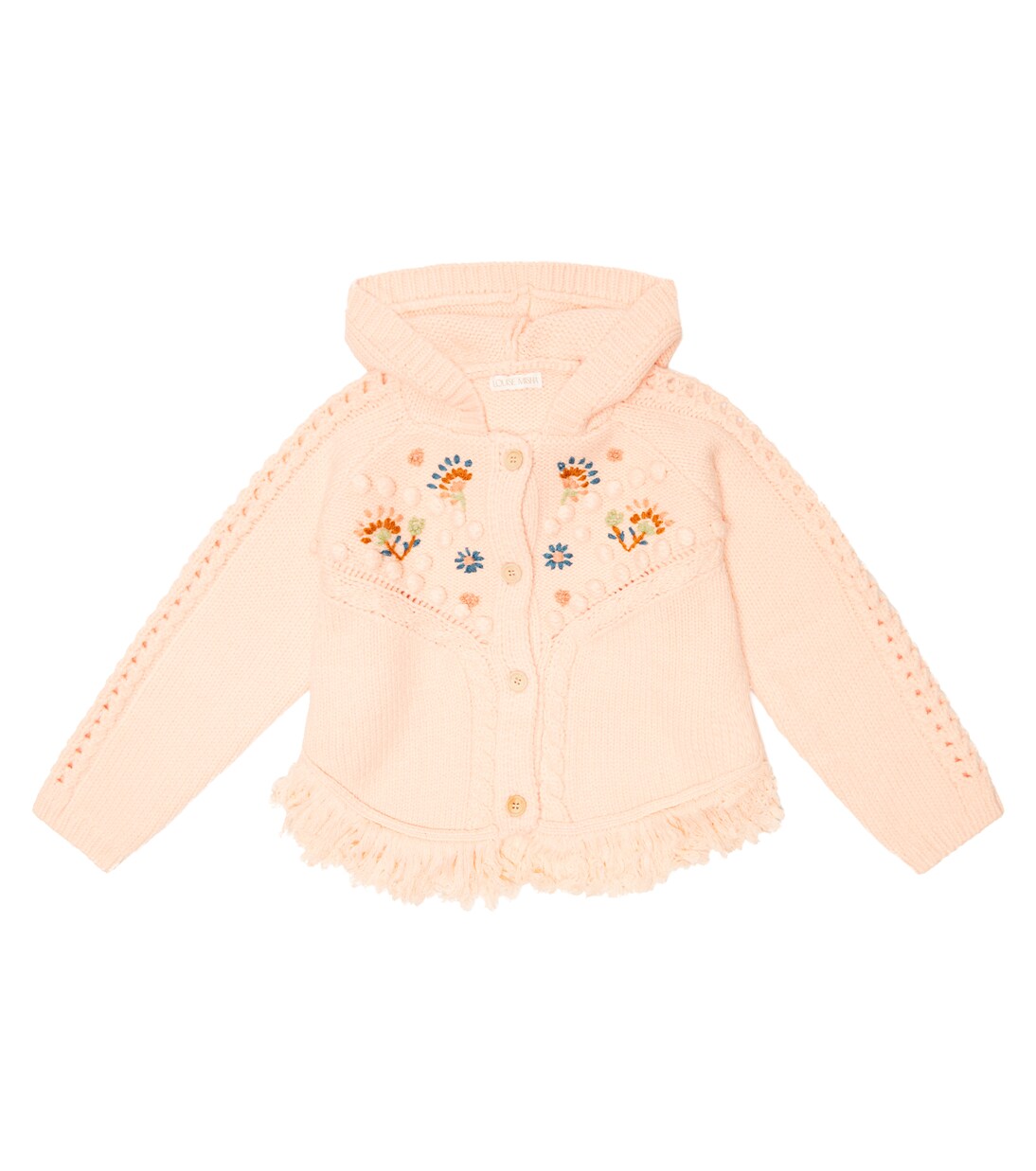 Clara embroidered wool-blend cardigan | Louise Misha