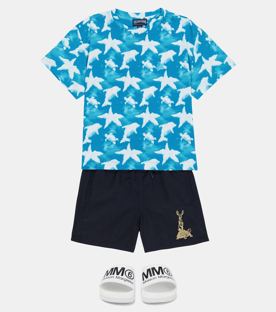 Bedruckte Badehose Jim | Vilebrequin Kids