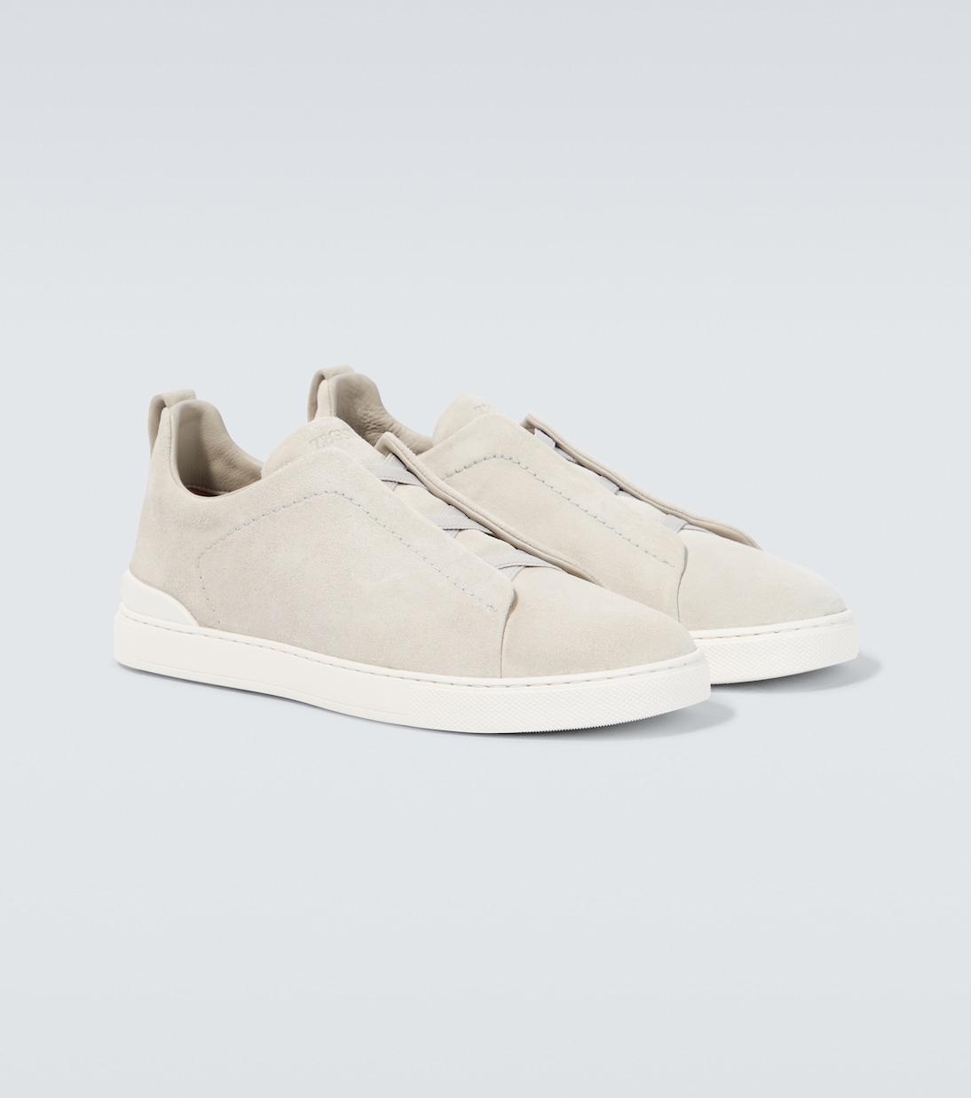 Triple Stitch suede sneakers | Zegna