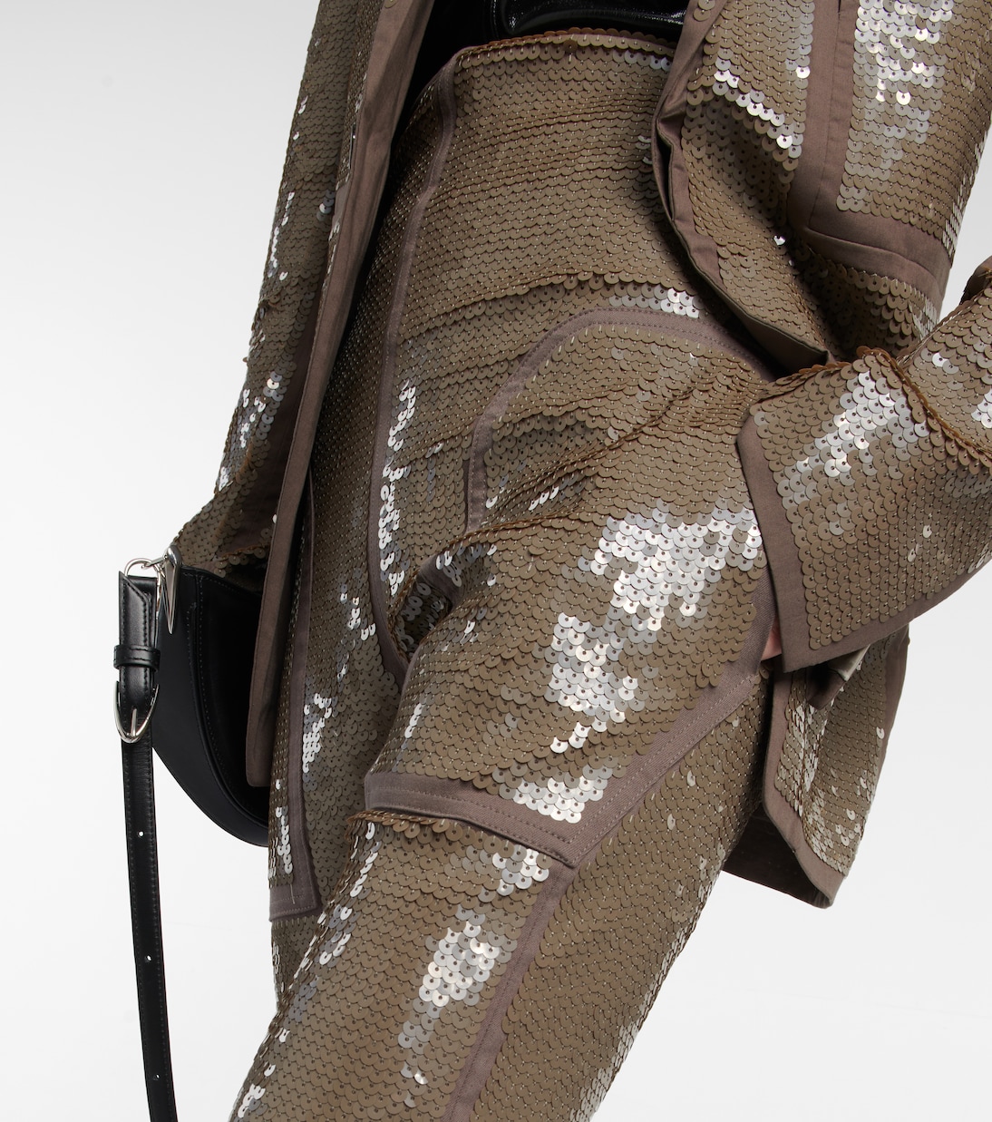 Leggings Dirt Waist mit Pailletten | Rick Owens