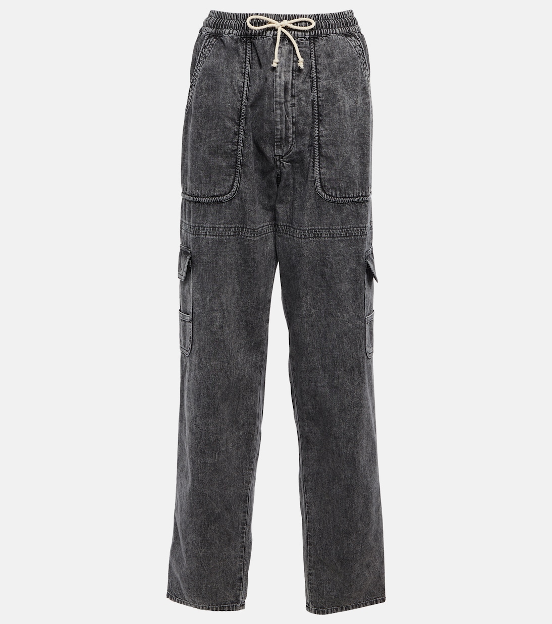 High-Rise-Hose Viamao aus Baumwolle | Marant Etoile