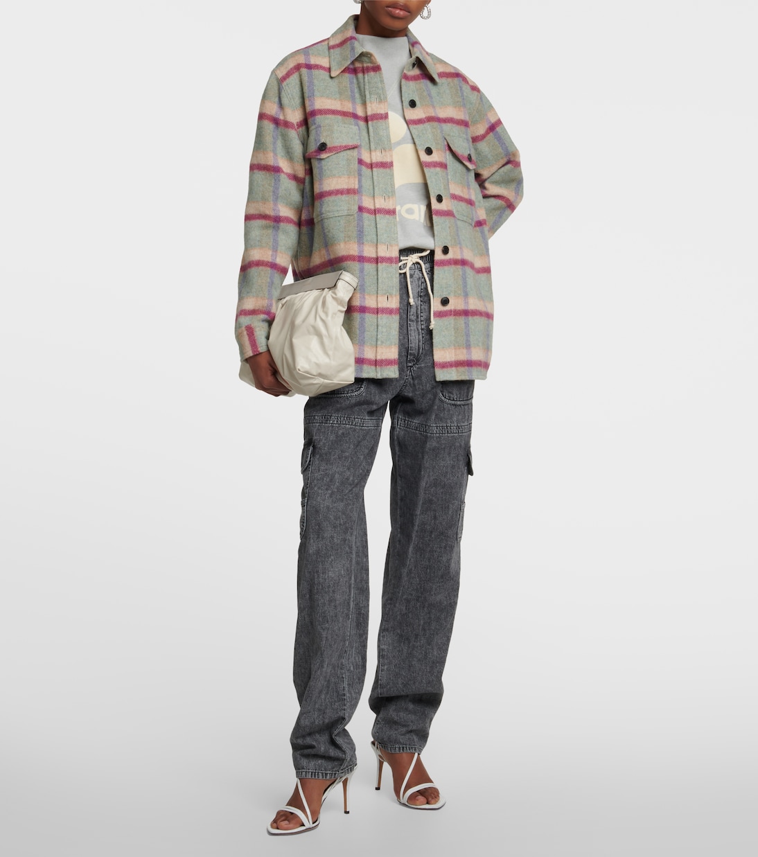 High-Rise-Hose Viamao aus Baumwolle | Marant Etoile