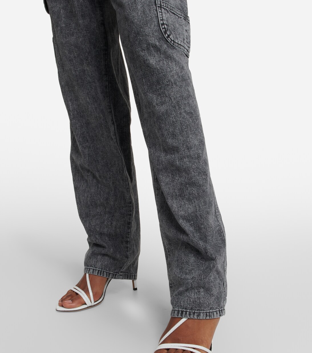 High-Rise-Hose Viamao aus Baumwolle | Marant Etoile