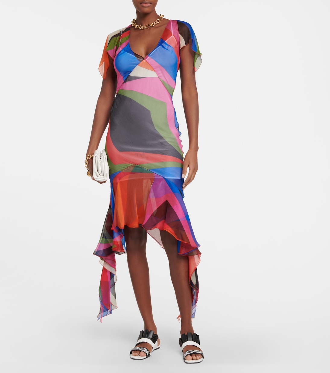 Embroidered leather sandals | Pucci