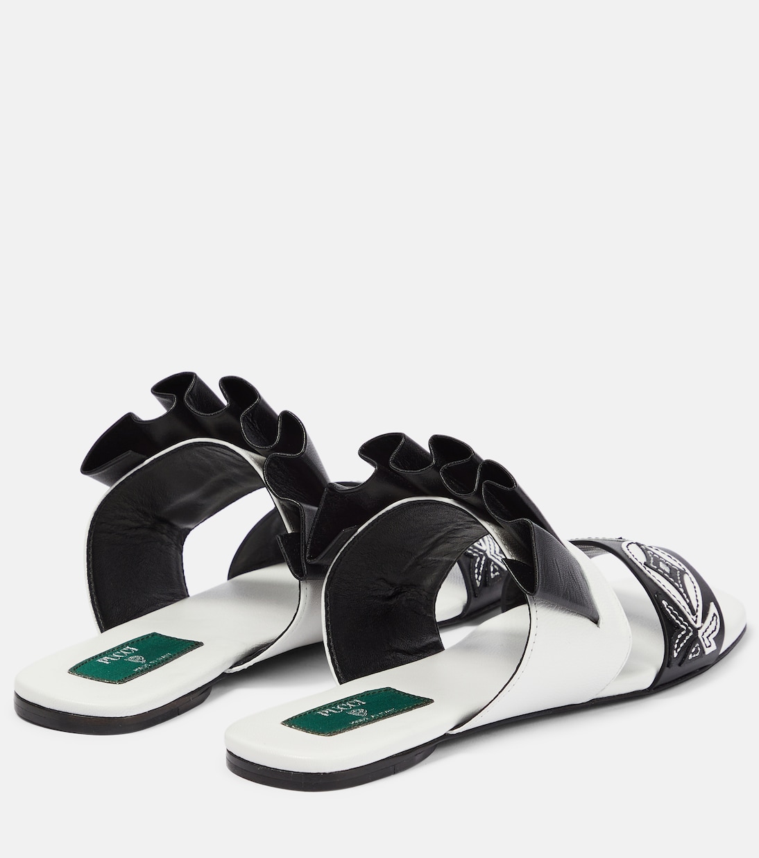 Embroidered leather sandals | Pucci