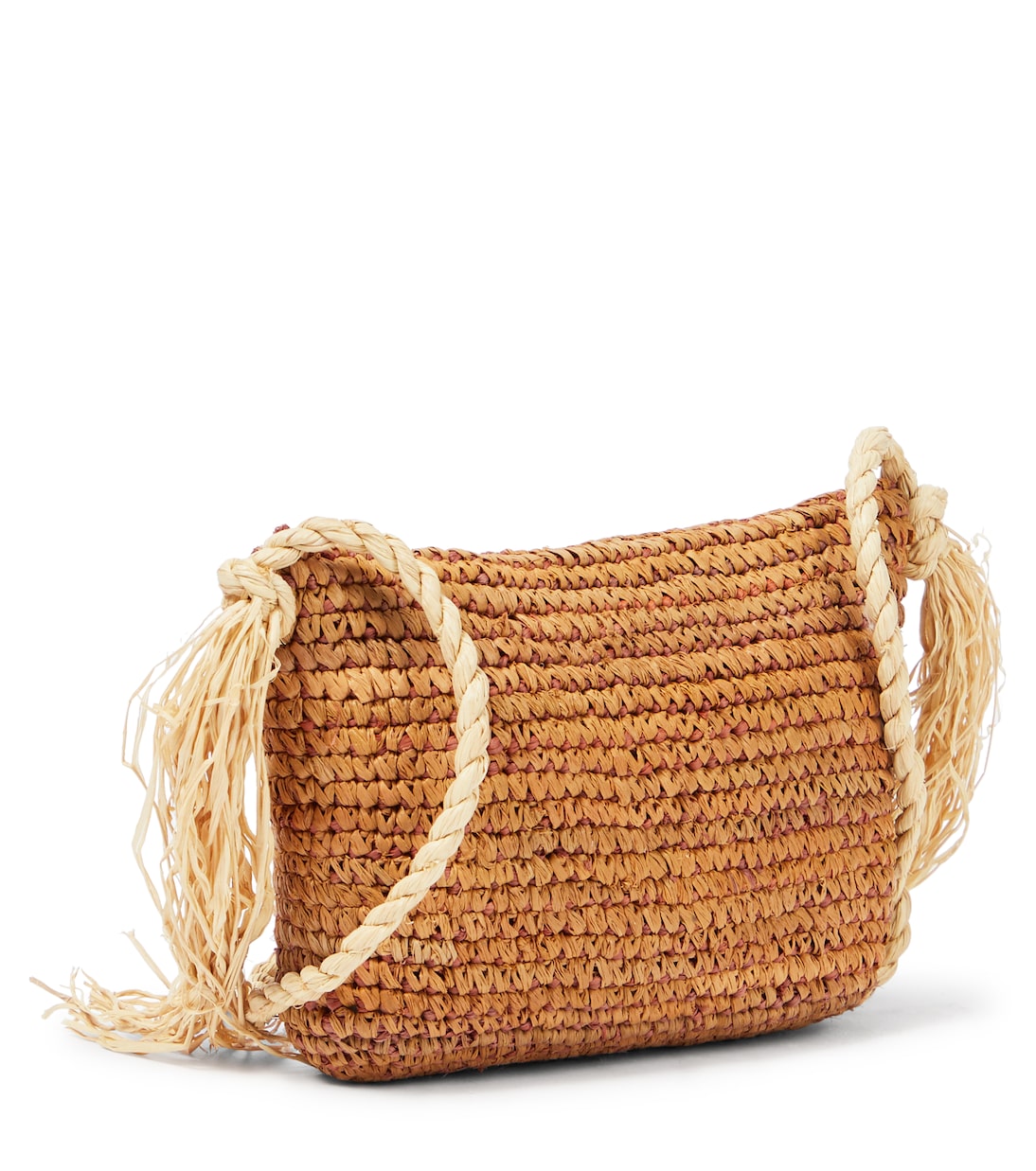 Raffia shoulder bag | Bonpoint