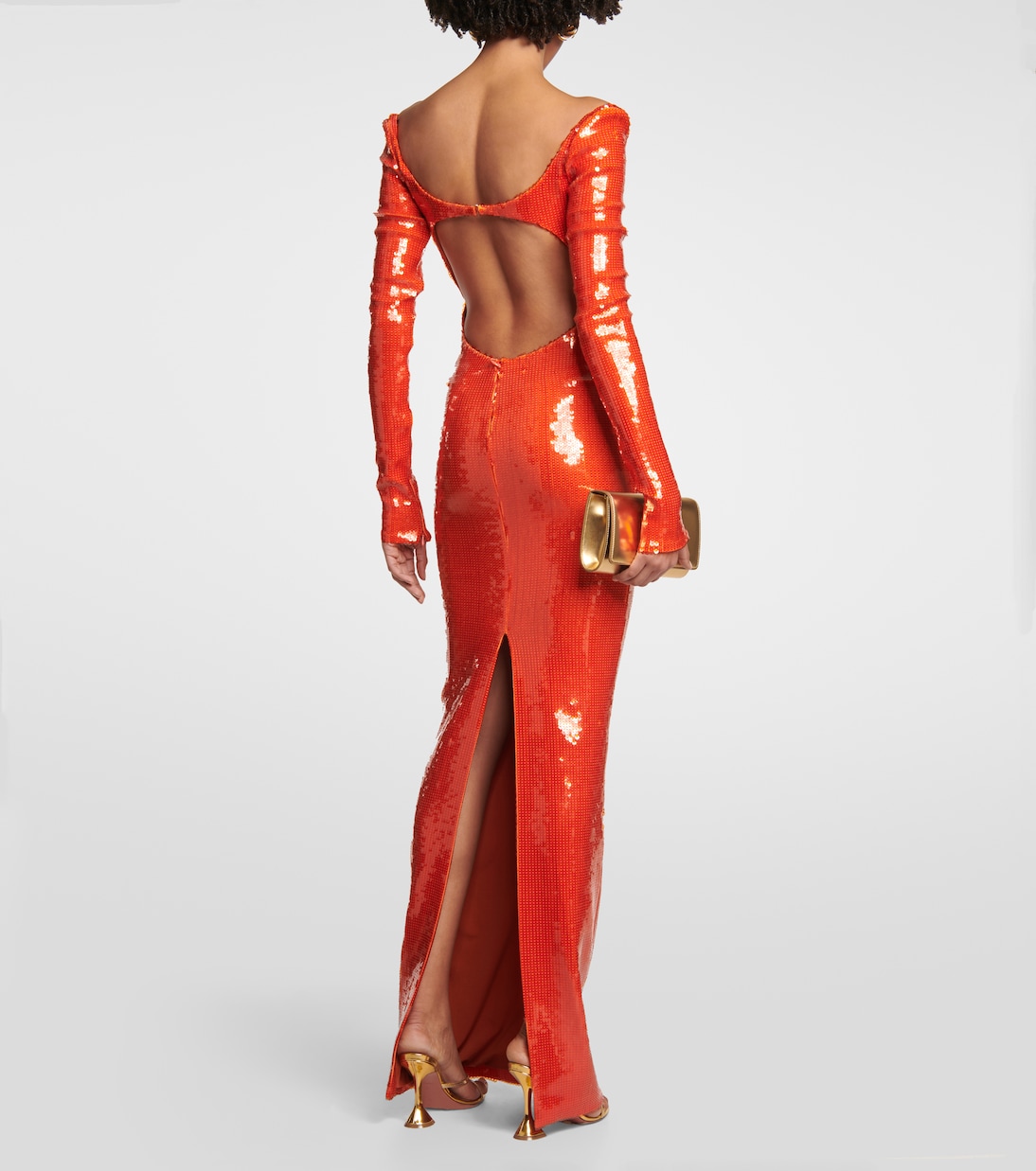 Robe longue à sequins | LaQuan Smith