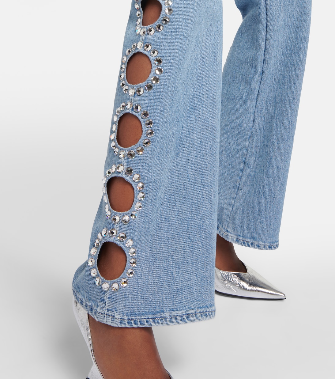 Verzierte Jeans Slouchy Bootcut | 7 For All Mankind