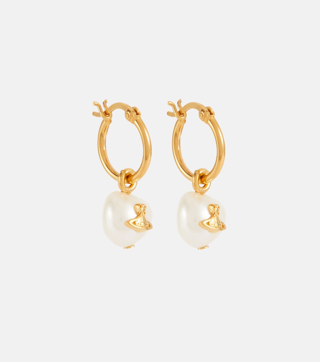 Pendientes de aro Azul de plata | Vivienne Westwood