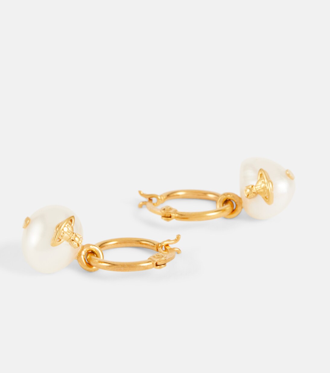 Pendientes de aro Azul de plata | Vivienne Westwood