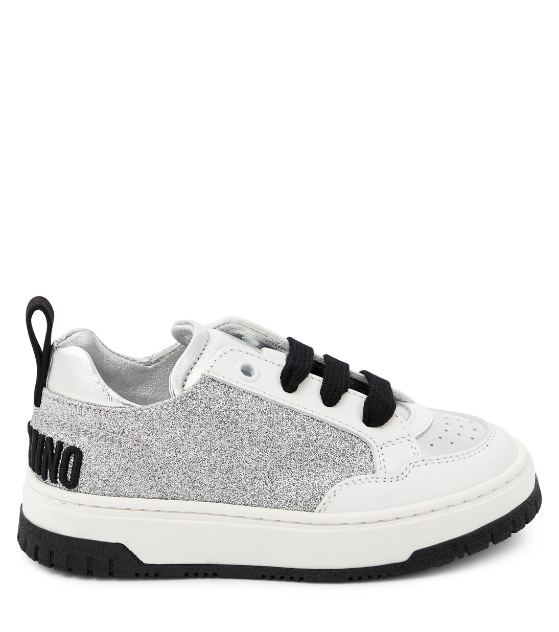 Logo glitter sneakers | Moschino Kids