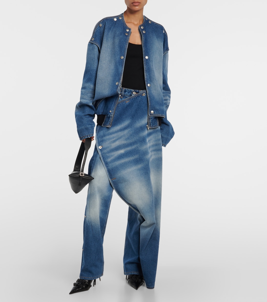 Bomberjacke Snap Off aus Denim | Y/Project