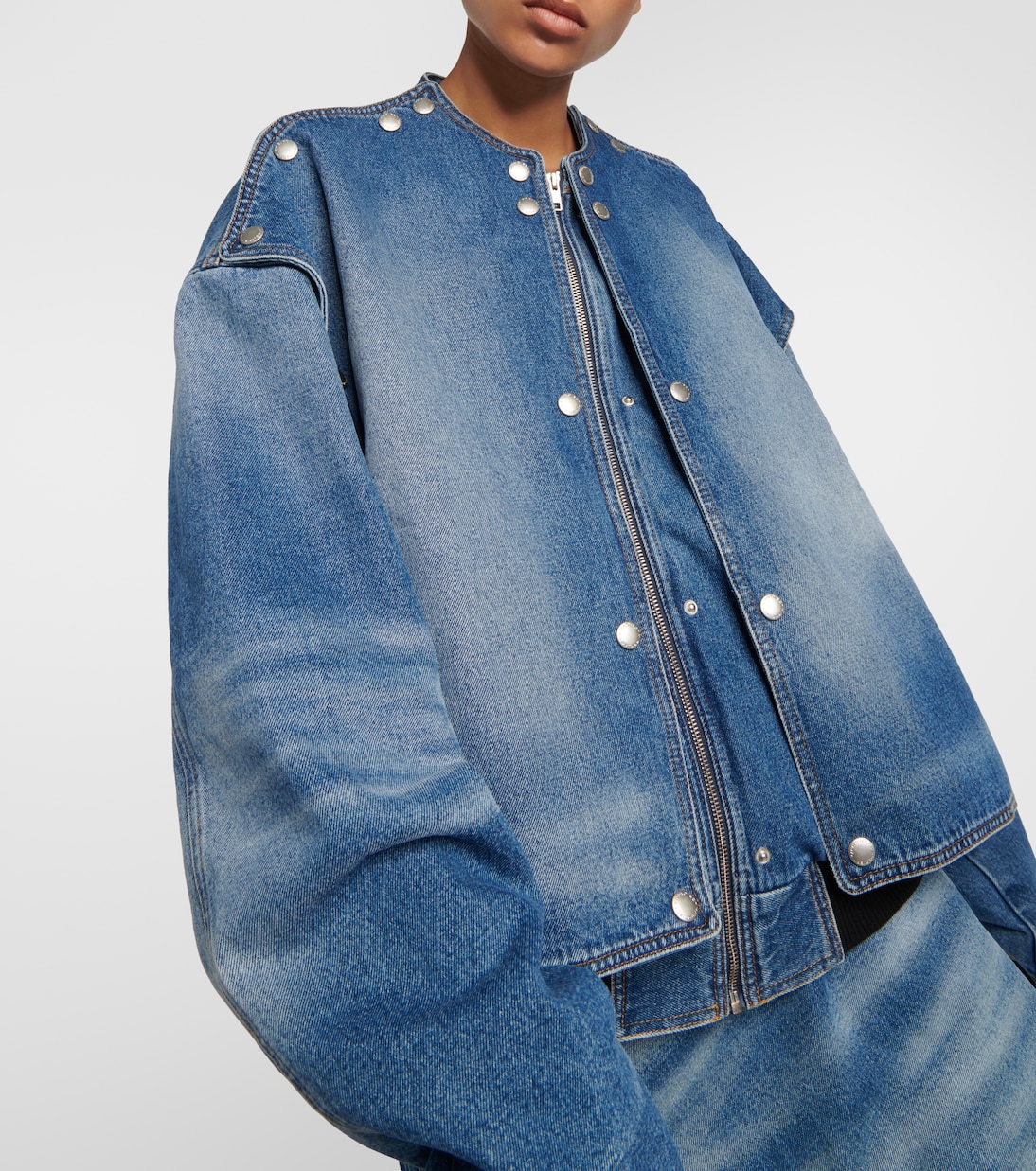 Bomberjacke Snap Off aus Denim | Y/Project