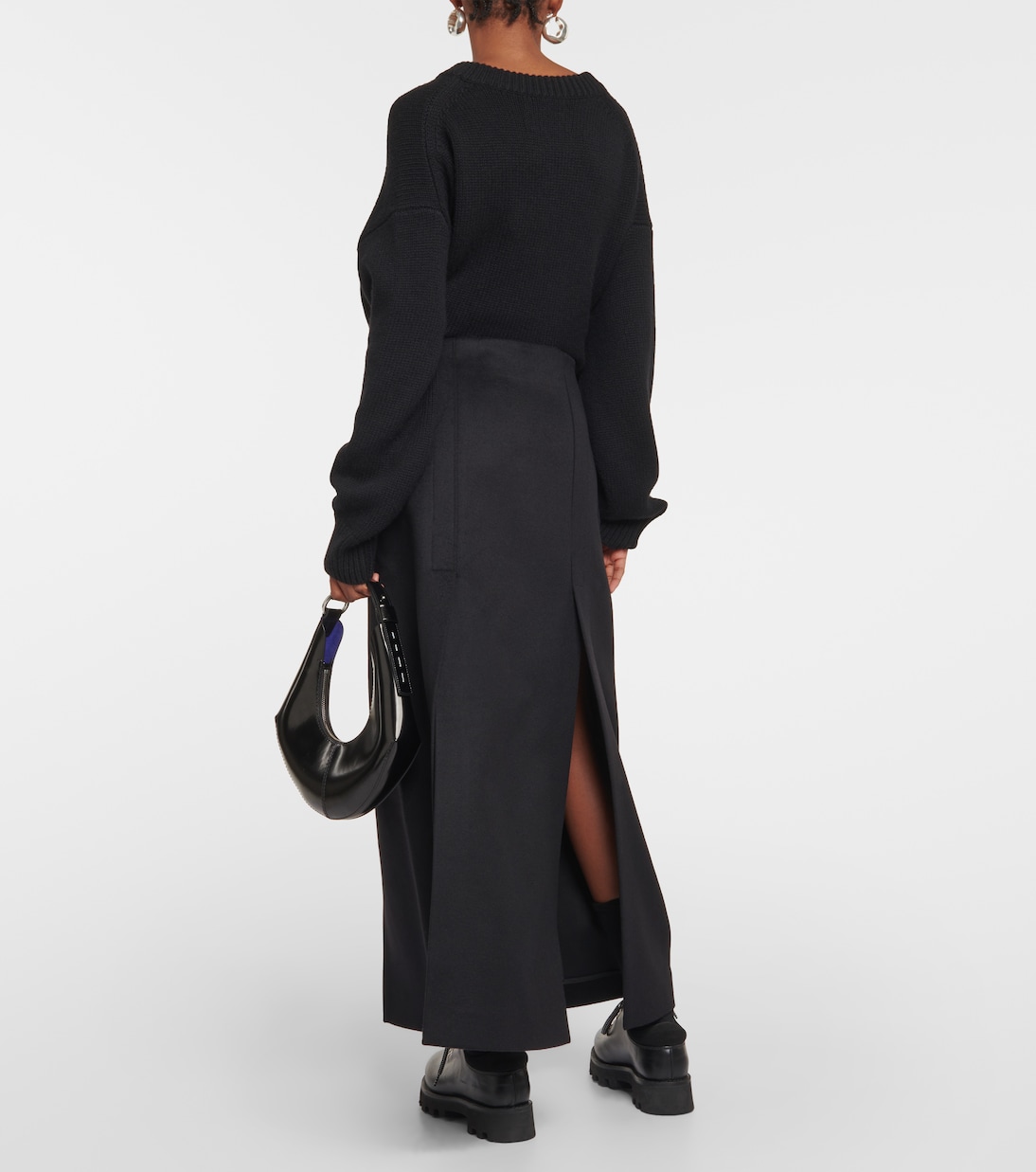 Falda larga en mezcla de lana  | Proenza Schouler