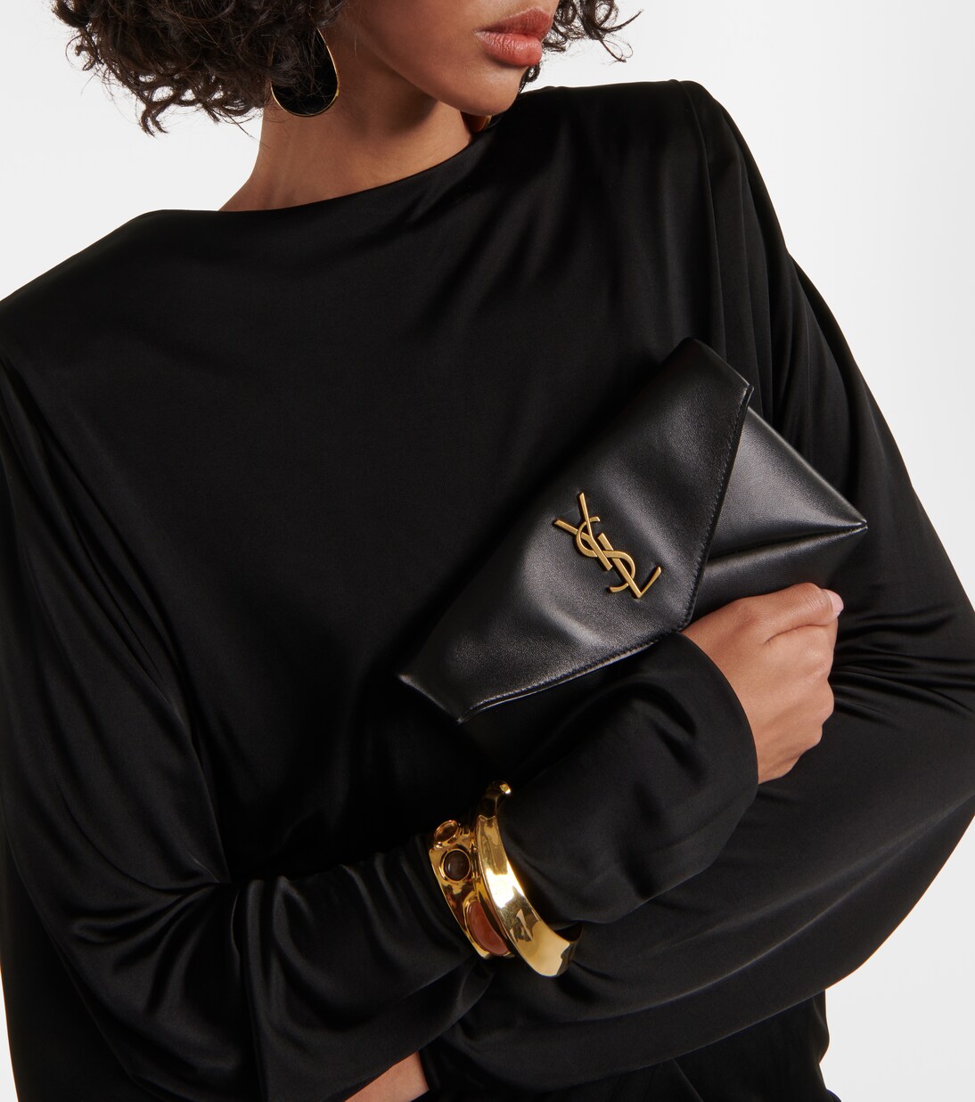 Cassandre Small leather pouch | Saint Laurent