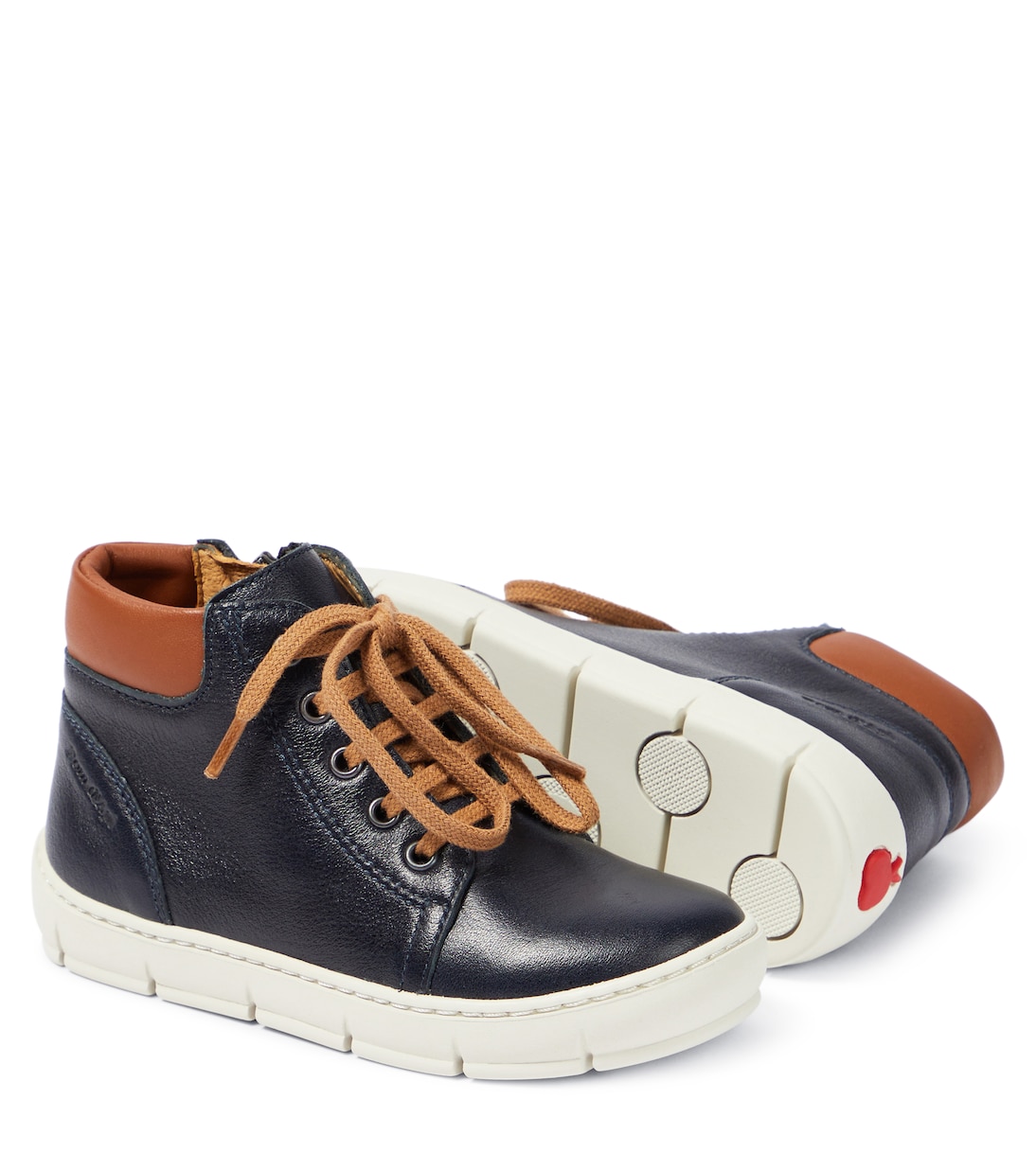 Schnürstiefel Start Top aus Leder | Pom d'Api