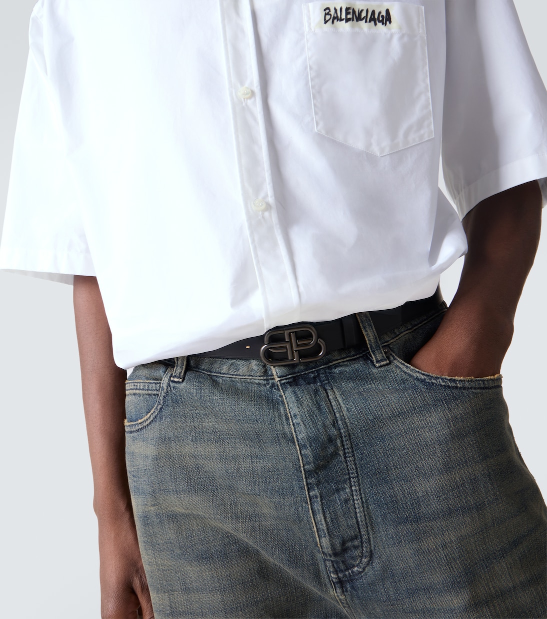 Gürtel BB aus Leder | Balenciaga