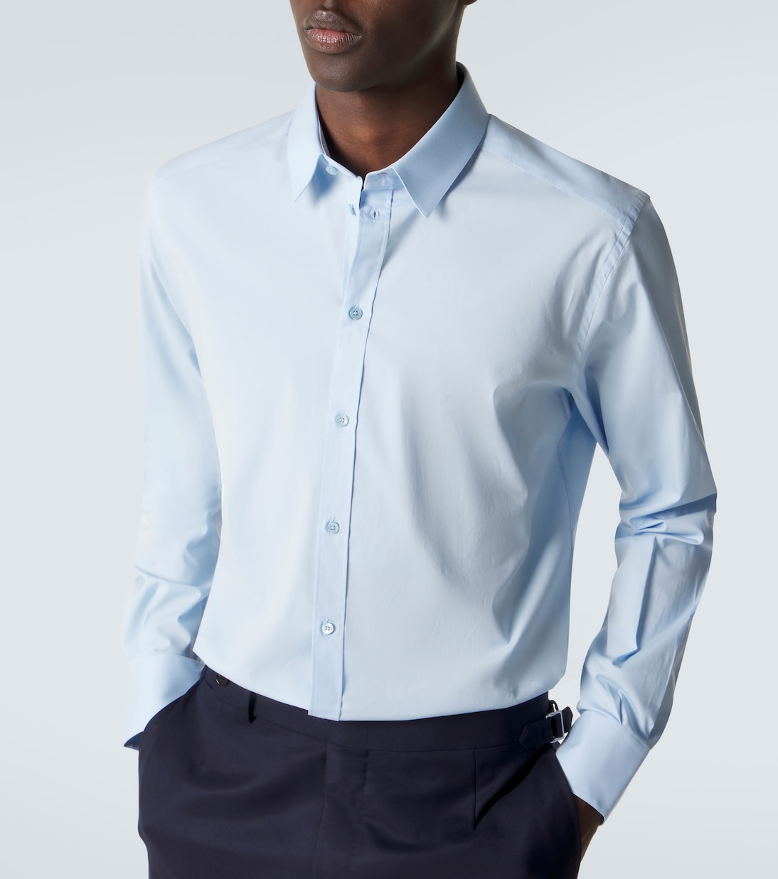 Cotton-blend poplin Oxford shirt | Dolce&Gabbana