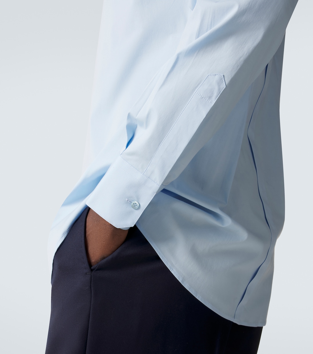 Cotton-blend poplin Oxford shirt | Dolce&Gabbana