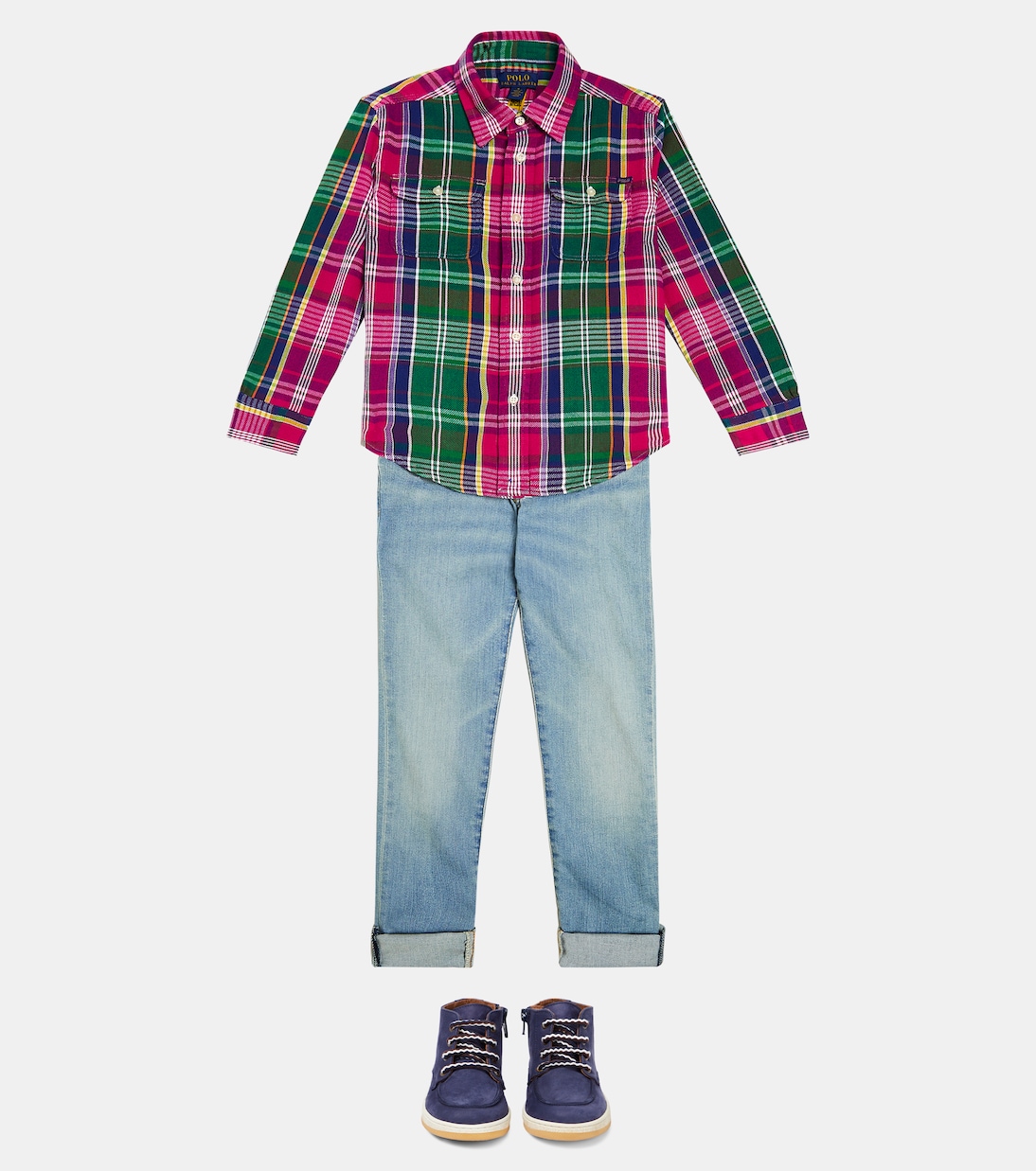 Matlock checked cotton shirt | Polo Ralph Lauren Kids