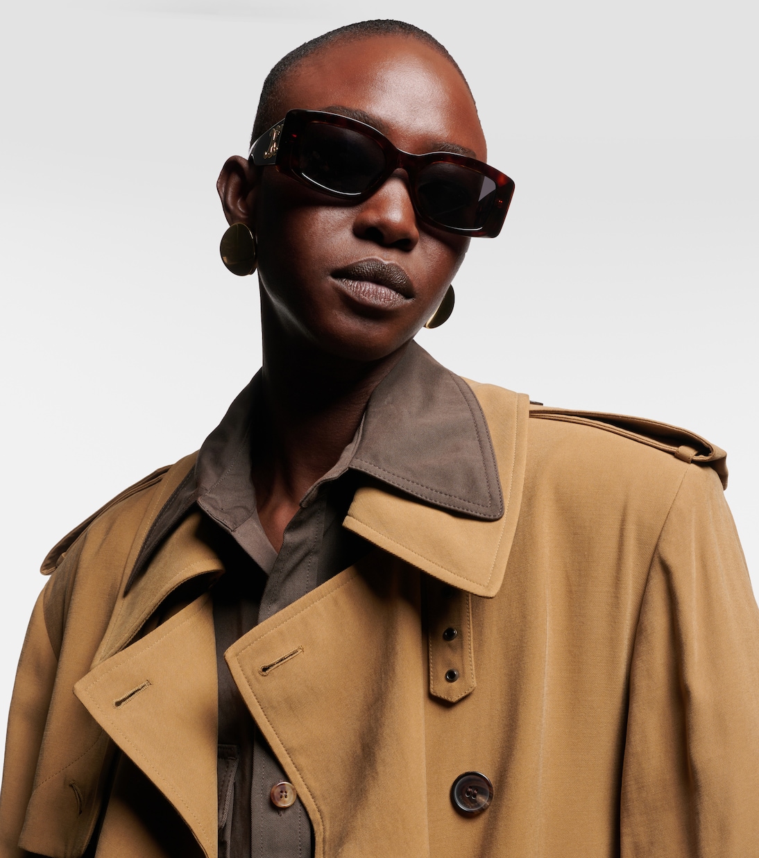 Triomphe rectangular sunglasses | Celine Eyewear