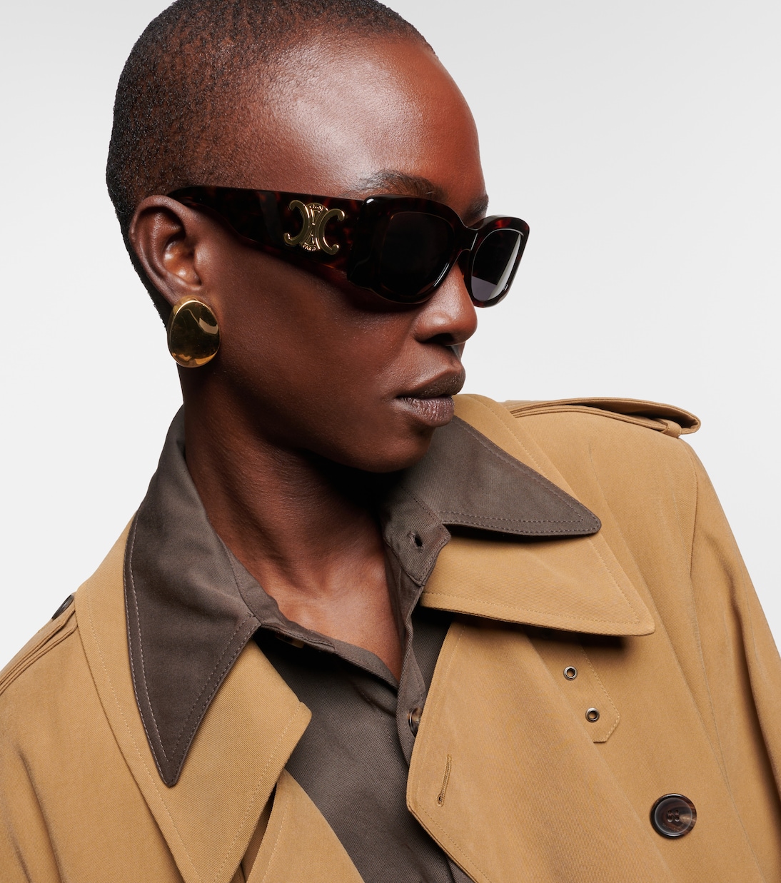 Triomphe rectangular sunglasses | Celine Eyewear